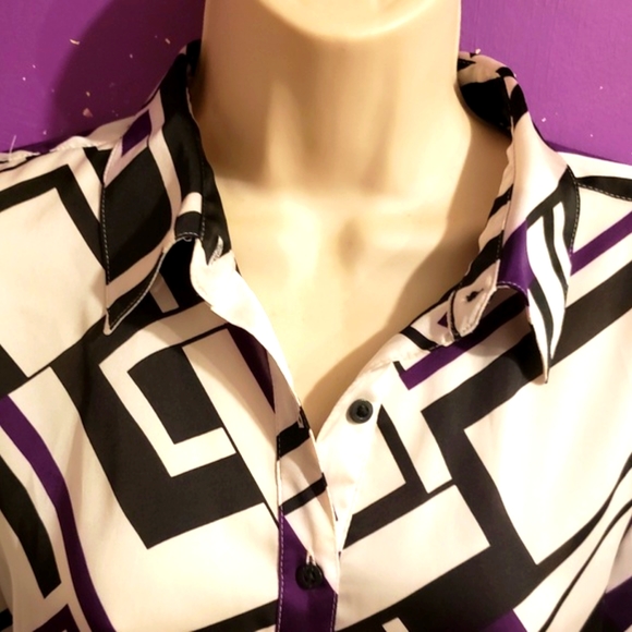 BUTTON DOWN TUNIC - Picture 6 of 8